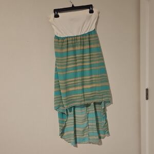 Rue21 Cream Strapless Dress